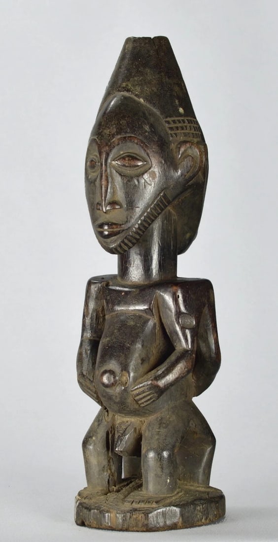 Beautiful HEMBA Kabeja figure janus Statue Congo DRC African Tribal Art 1634 - 11