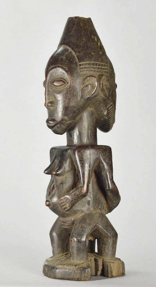 Beautiful HEMBA Kabeja figure janus Statue Congo DRC African Tribal Art 1634 - 6
