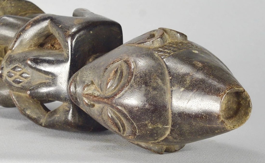 Beautiful HEMBA Kabeja figure janus Statue Congo DRC African Tribal Art 1634 - 8