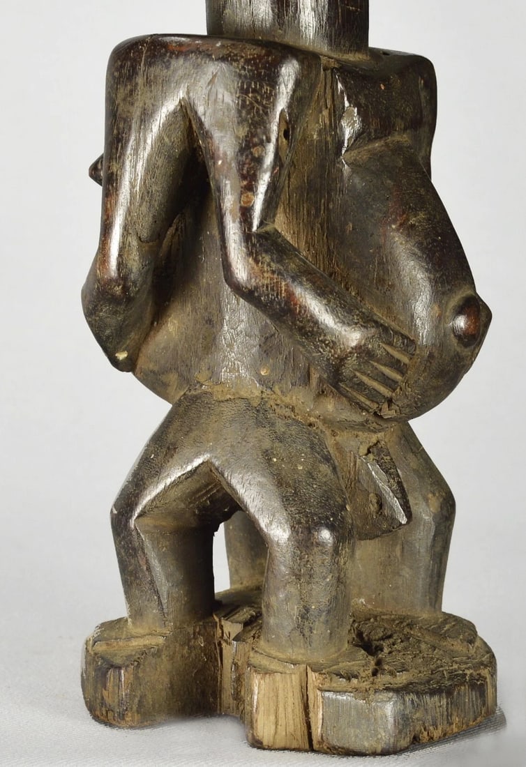 Beautiful HEMBA Kabeja figure janus Statue Congo DRC African Tribal Art 1634 - 9