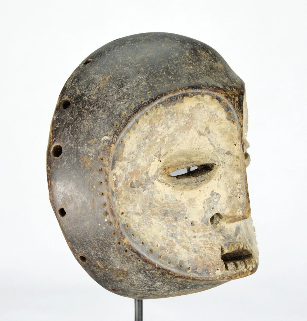LEGA Wood idimu Mask Bwami Cult Congo Zaire DRC African Tribal Art 1120 - 8
