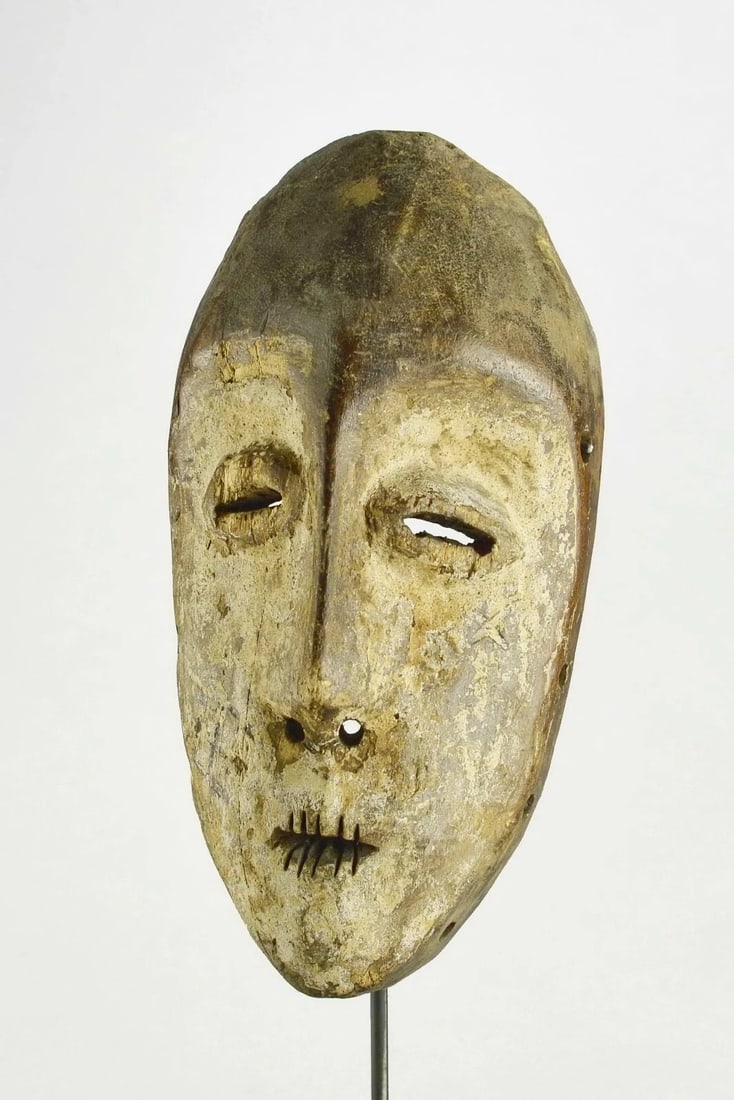 LEGA idimu Wood Mask Cult of the Bwami Congo DRC African Tribal Art 1126 - 4
