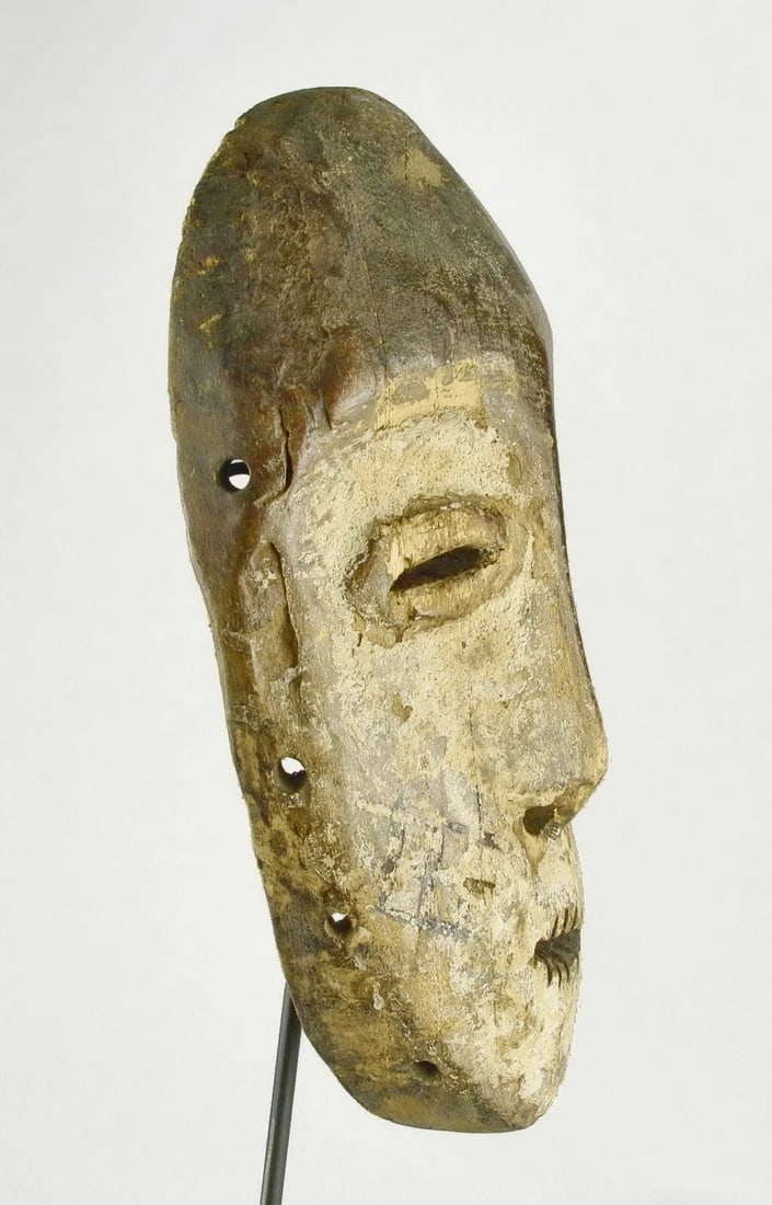 LEGA idimu Wood Mask Cult of the Bwami Congo DRC African Tribal Art 1126 - 6