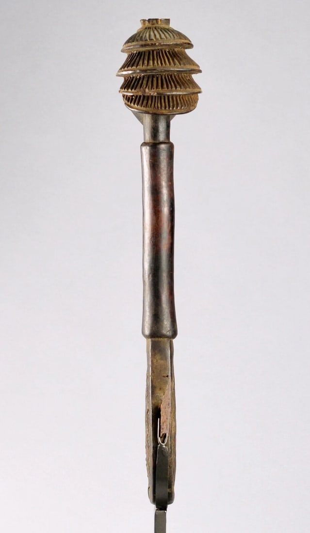 Superb LUBA Shankadi Axe figure statue Congo African Tribal Art 1405 - 7