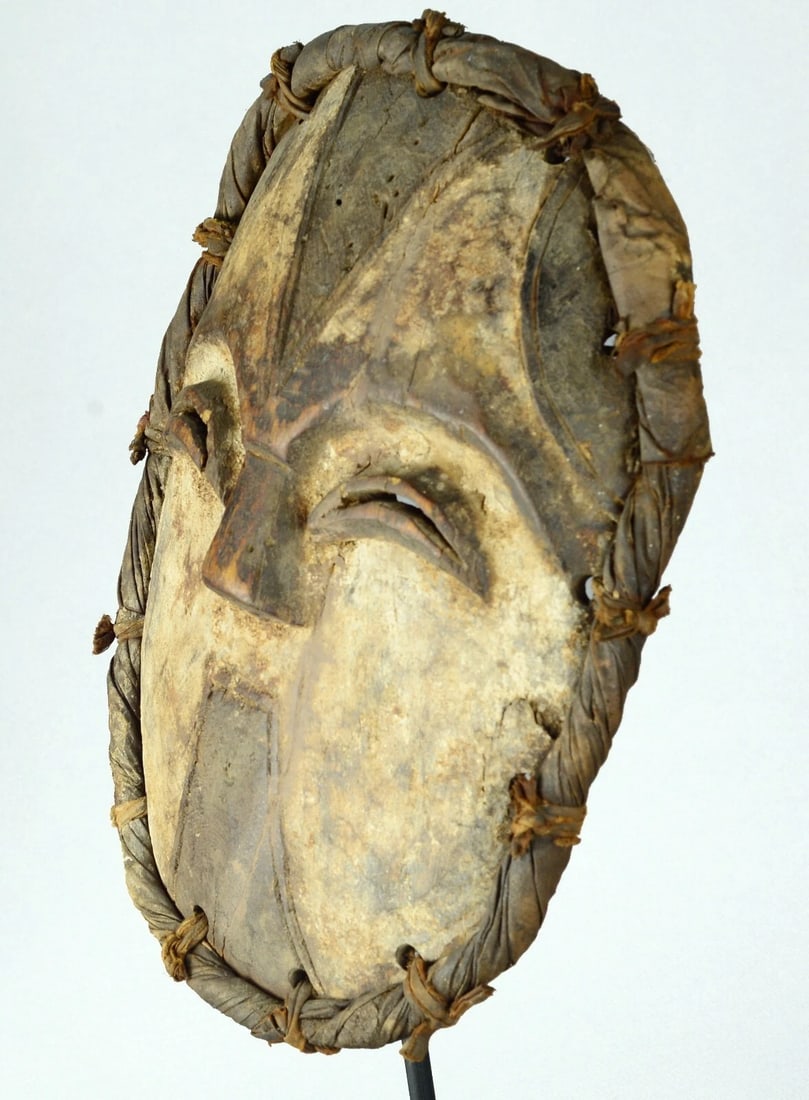 Rare YELA MBOLE BAMBOLE Lilwa Mask Congo Rdc Zaire Kongo African Tribal Art 1369 - 6