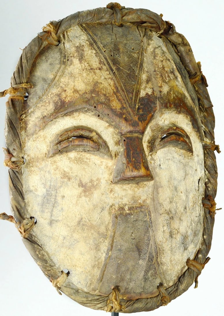 Rare YELA MBOLE BAMBOLE Lilwa Mask Congo Rdc Zaire Kongo African Tribal Art 1369 - 7