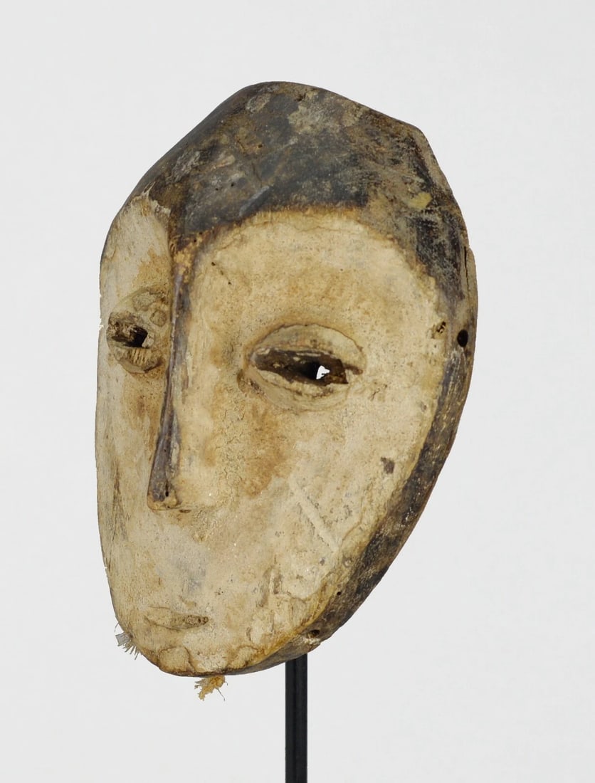 LEGA Lukwakongo Wood Mask Bwami Cult Congo DRC African Tribal Art 1192 - 2