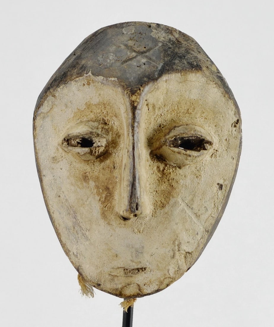 LEGA Lukwakongo Wood Mask Bwami Cult Congo DRC African Tribal Art 1192 - 4