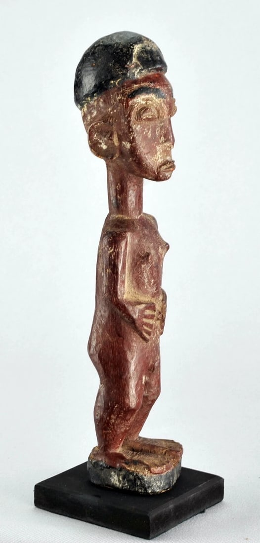 West Africa BAULE Cute figure statue sculpture African Art Baoule 1013 - 4