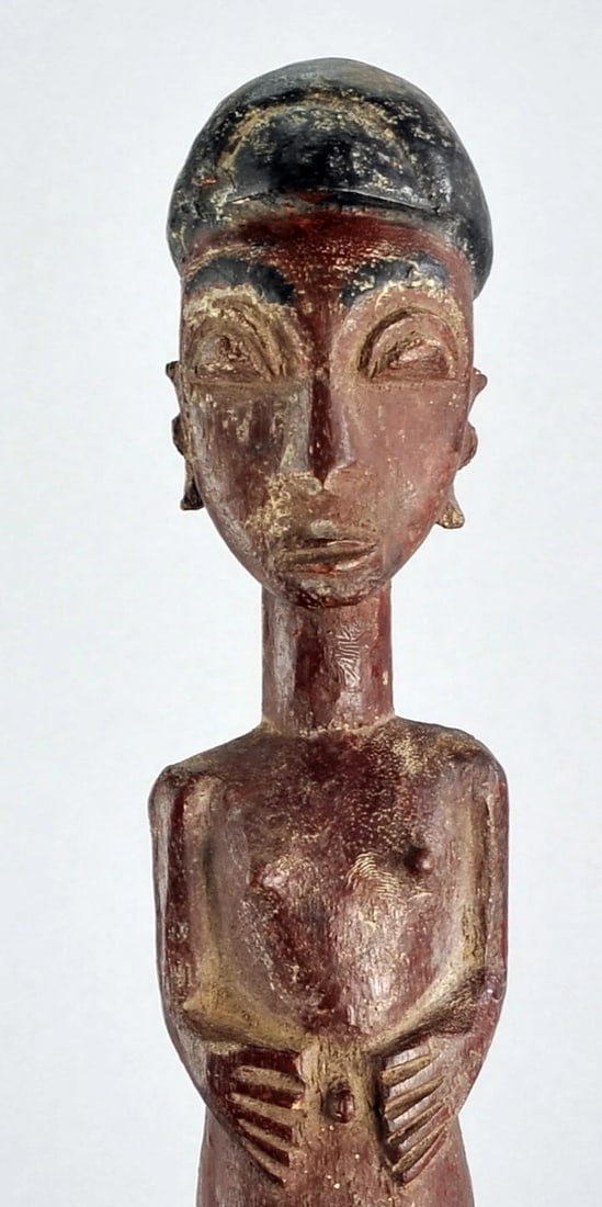 West Africa BAULE Cute figure statue sculpture African Art Baoule 1013 - 7