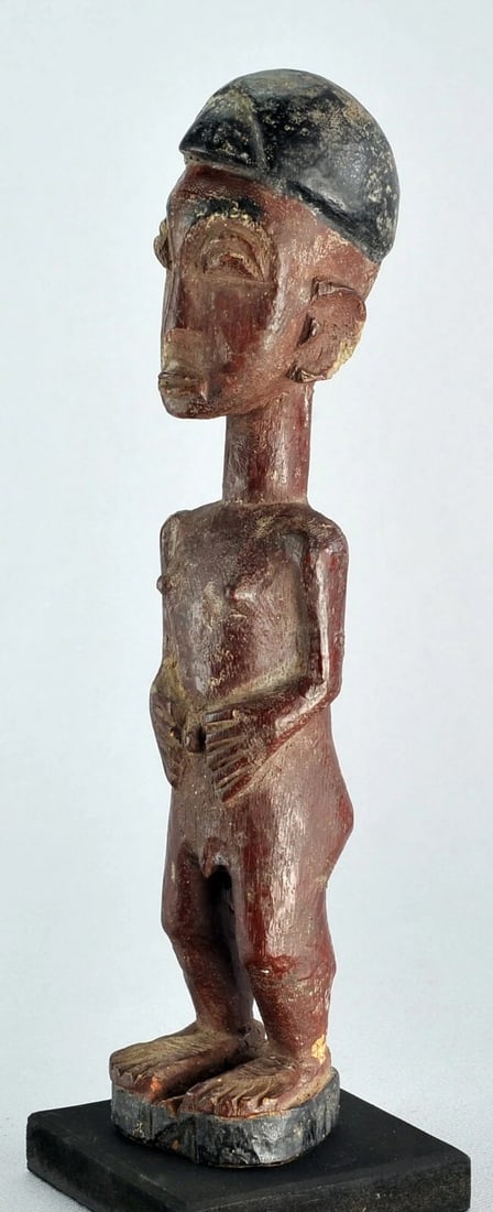 West Africa BAULE Cute figure statue sculpture African Art Baoule 1013 - 8
