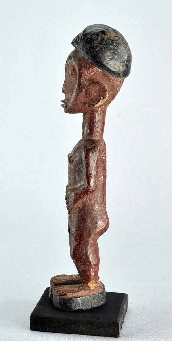 West Africa BAULE Cute figure statue sculpture African Art Baoule 1013 - 9