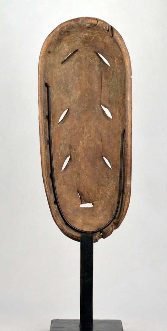 Rare initiation BEMBE Mask 6 eyes Congo DRC African Tribal Art 1302 - 8
