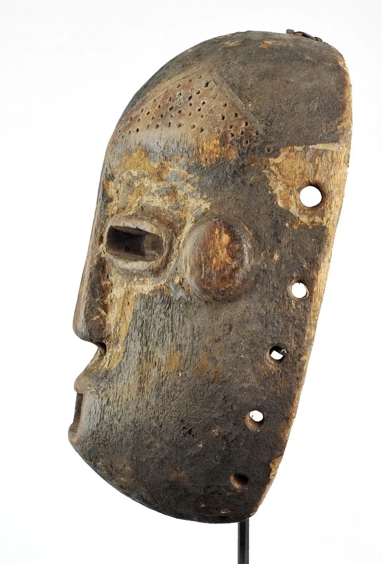 Large LEGA Bwami cult wooden Face Mask Congo Drc Warega African Tribal Art 1077 - 8