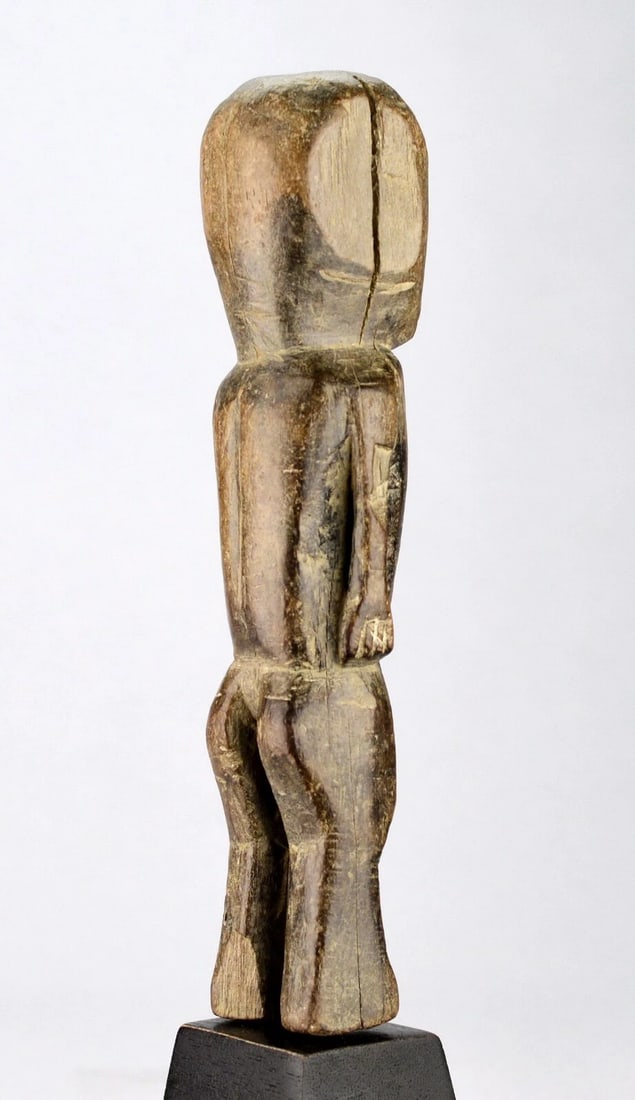 LEGA anthropomorphic figure statue Bwami Cult Congo Drc African Tribal Art 0523 - 7