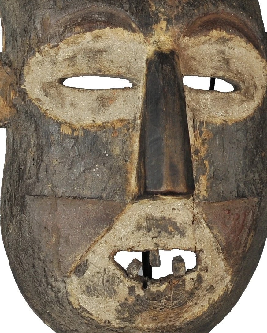 Powerfull BOA Pongdudu Warrior Mask Congo Drc African Tribal Art 1213 - 10