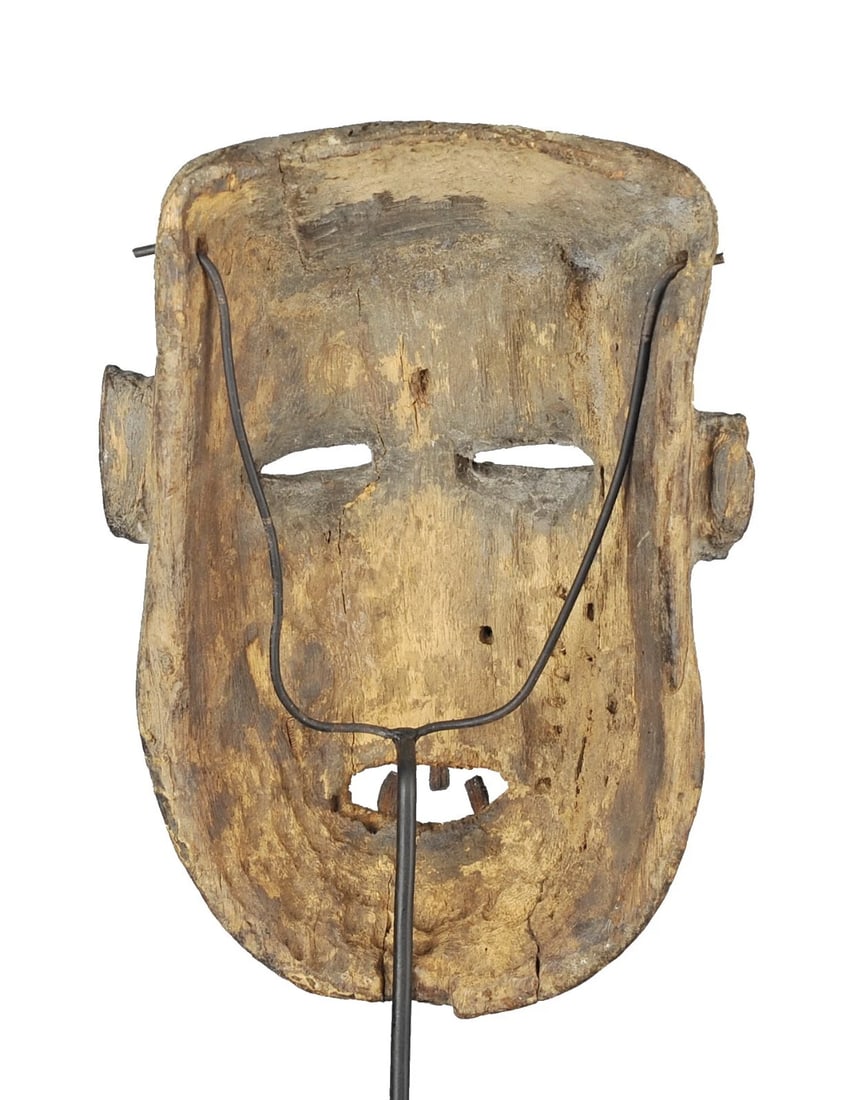 Powerfull BOA Pongdudu Warrior Mask Congo Drc African Tribal Art 1213 - 3