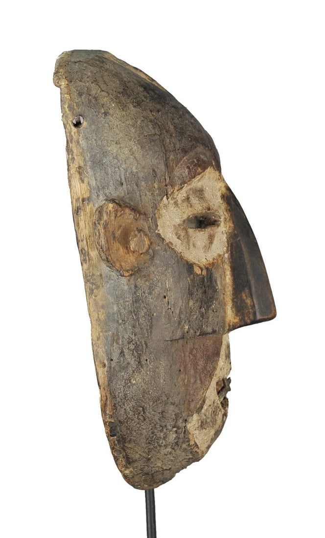 Powerfull BOA Pongdudu Warrior Mask Congo Drc African Tribal Art 1213 - 7