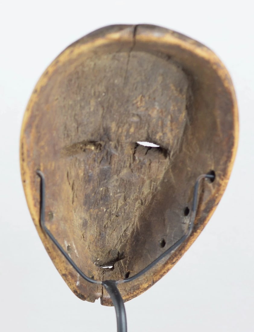 LEGA Idimu heart-shaped Bwami wood Mask Congo Drc African Tribal Art 0908 - 8