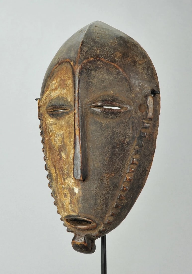 BOYO BUYU Initiation Mask Congo DRC African Tribal Art Pre Bembe 1146 - 3