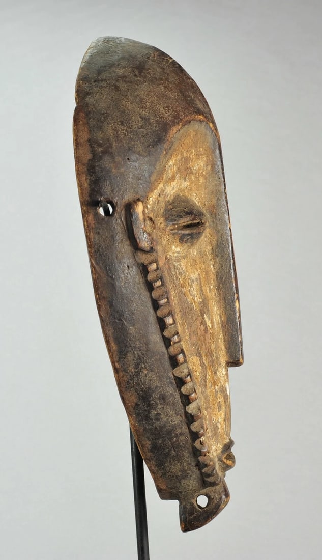 BOYO BUYU Initiation Mask Congo DRC African Tribal Art Pre Bembe 1146 - 6