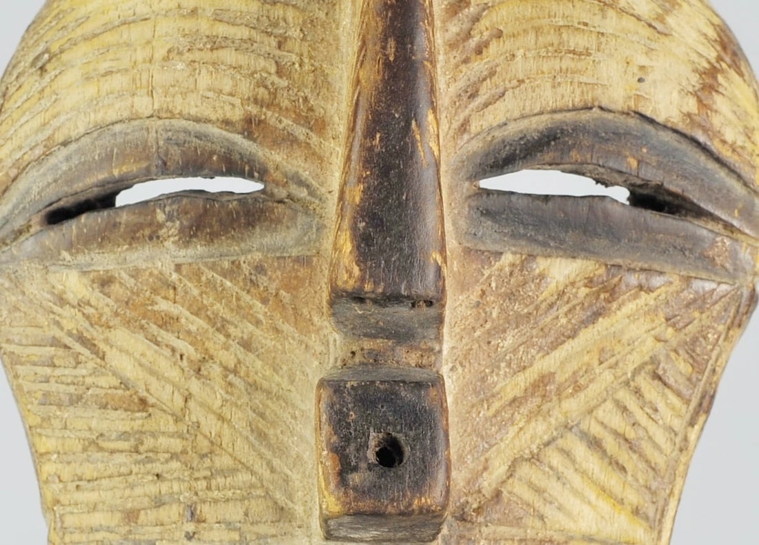 Nice LUBA Kifwebe Wood Mask Congo DRC Baluba African Tribal Art Songye 0980 - 4