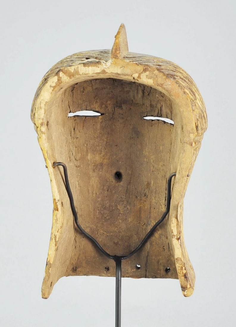 Nice LUBA Kifwebe Wood Mask Congo DRC Baluba African Tribal Art Songye 0980 - 5