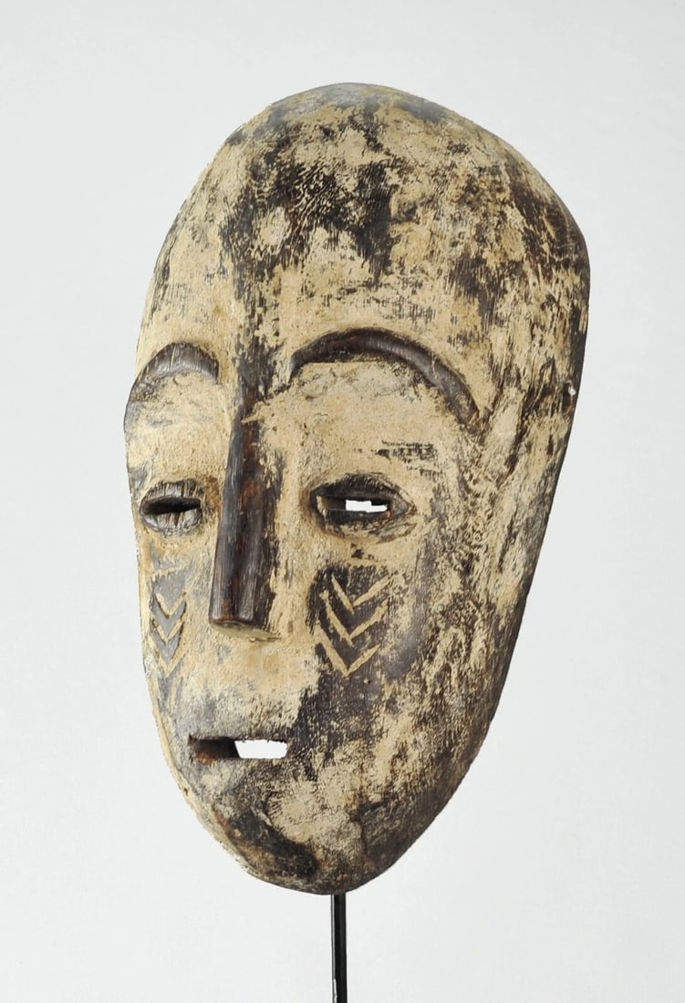 ZANDE AZANDE Rare Ubangi large Mask Congo DRC African Tribal Art 1308 - 2