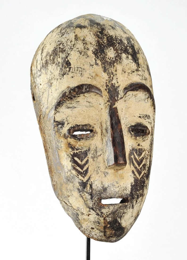 ZANDE AZANDE Rare Ubangi large Mask Congo DRC African Tribal Art 1308 - 4