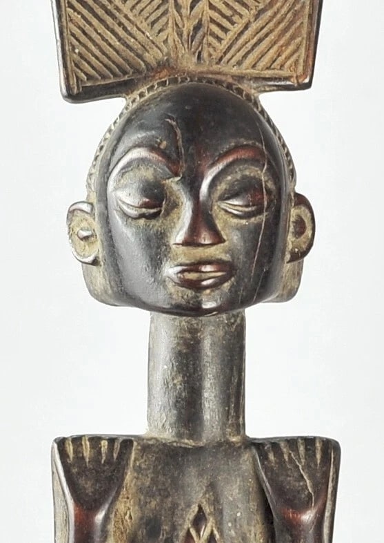 LUBA Kibango Chief's Staff Scepter Congo Drc African Tribal Art Regalia 1134 - 2