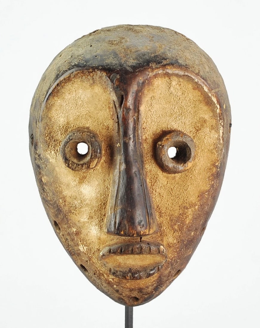LEGA Nice idimu Mask cult of the Bwami Congo Drc African Tribal Art 1076 - 3
