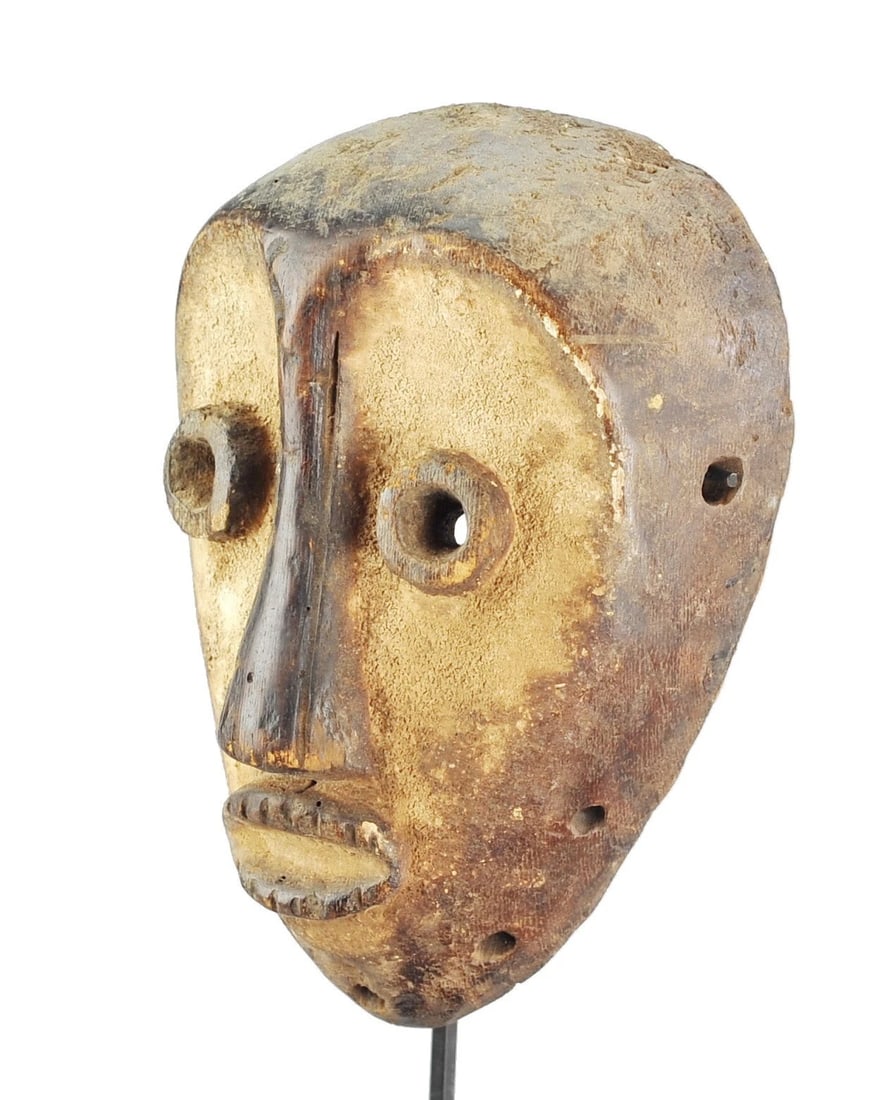 LEGA Nice idimu Mask cult of the Bwami Congo Drc African Tribal Art 1076 - 5