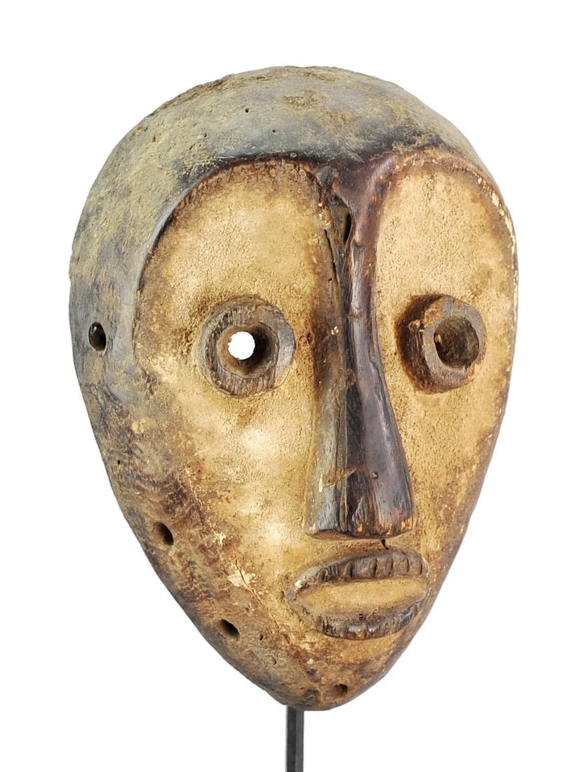 LEGA Nice idimu Mask cult of the Bwami Congo Drc African Tribal Art 1076 - 7