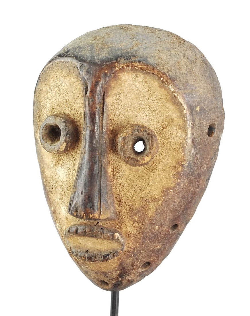 LEGA Nice idimu Mask cult of the Bwami Congo Drc African Tribal Art 1076 - 8