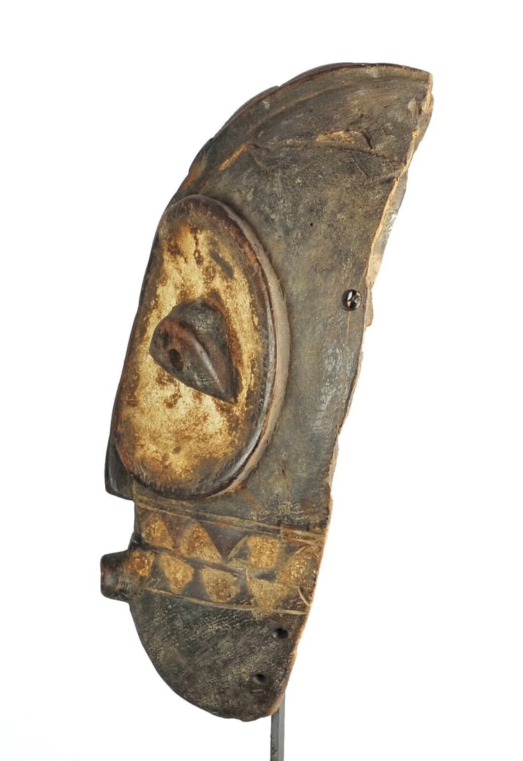 Rare initiation GOMA wood mask Congo DRC Bembe African Tribal Art 1110 - 9