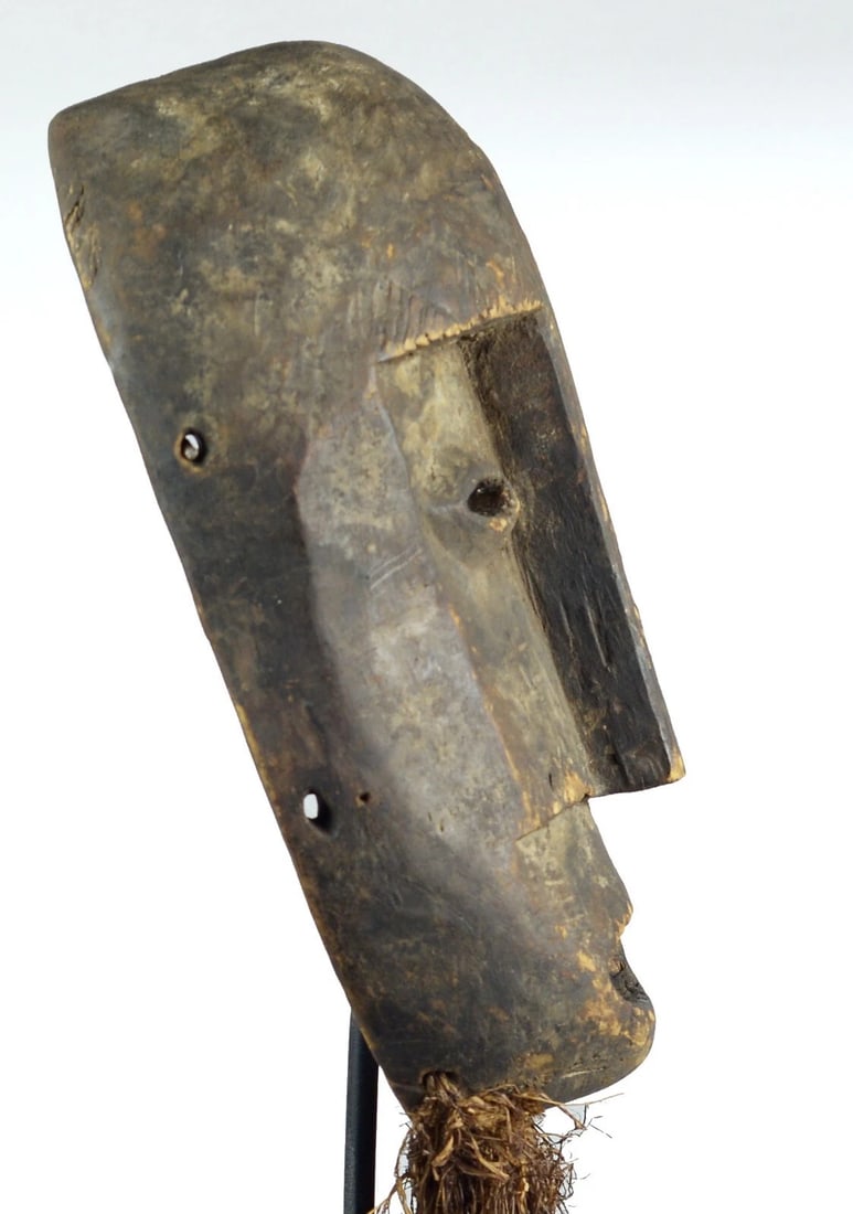 Rare & Powerful SHI Tribe Mask neighbors Lega Congo African Tribal Art 0900 - 10