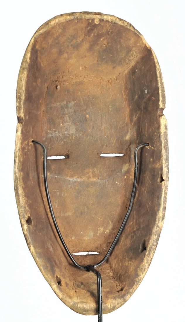 Large 15" BEMBE Zoomorphic Owl Wood Mask Congo DRC African Tribal Art 1211 - 4