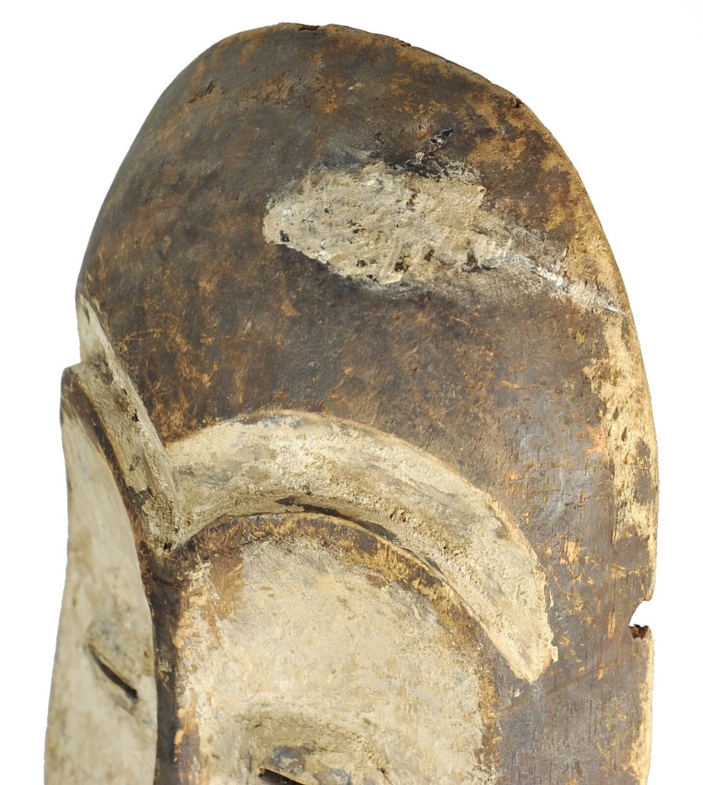 Large 15" BEMBE Zoomorphic Owl Wood Mask Congo DRC African Tribal Art 1211 - 9