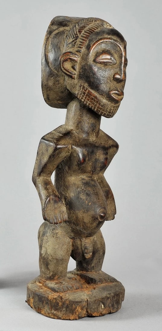 HEMBA Singiti Ancestor Figure Congo African Tribal Art Statue Sculpture 1340 - 10
