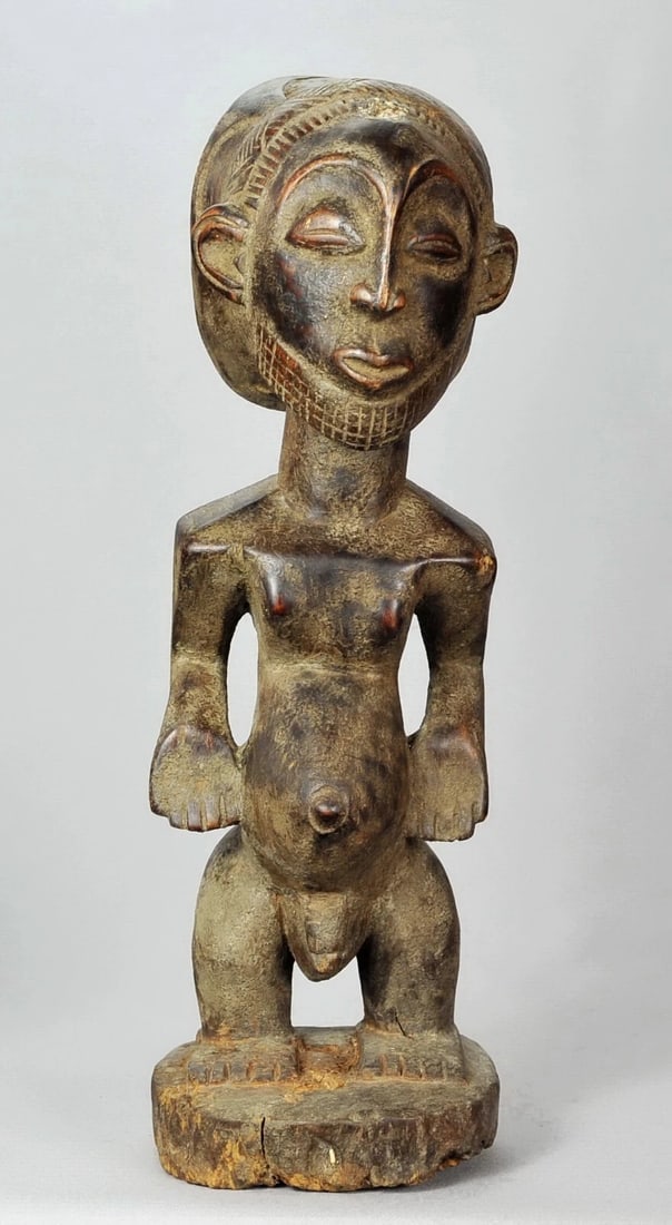 HEMBA Singiti Ancestor Figure Congo African Tribal Art Statue Sculpture 1340 - 3