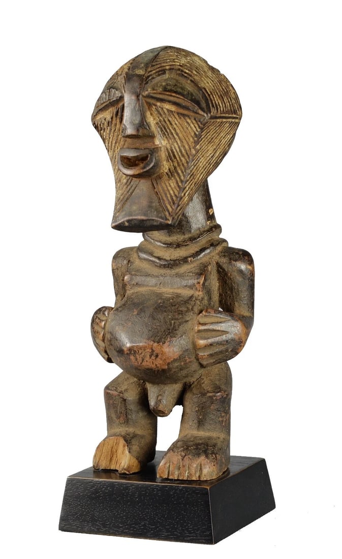 SONGYE Kifwebe power figure statue sculpture Congo African Tribal Art 1464 - 2