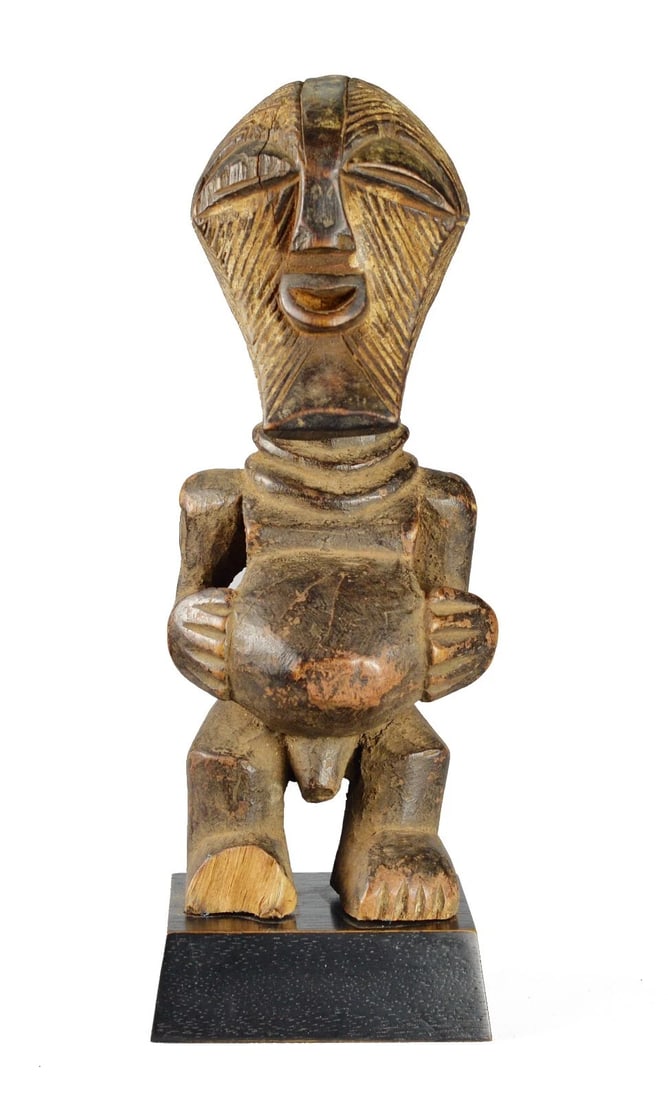SONGYE Kifwebe power figure statue sculpture Congo African Tribal Art 1464 - 3