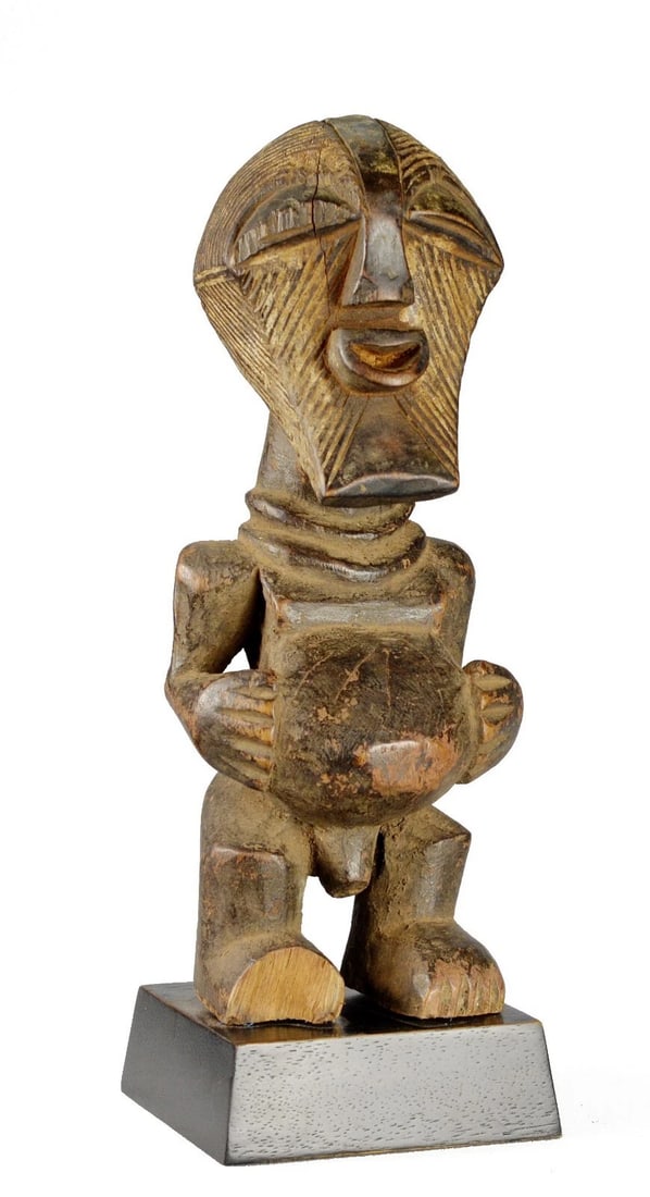 SONGYE Kifwebe power figure statue sculpture Congo African Tribal Art 1464 - 4