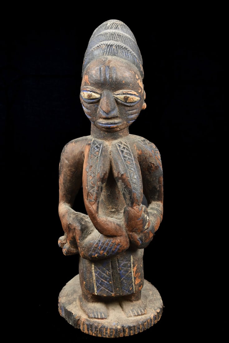 Maternity figure – Wood – Yoruba – Nigeria - 2