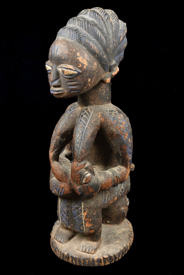 Maternity figure – Wood – Yoruba – Nigeria - 3