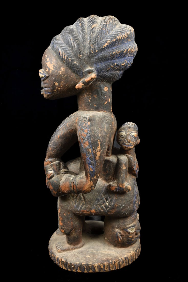 Maternity figure – Wood – Yoruba – Nigeria - 6