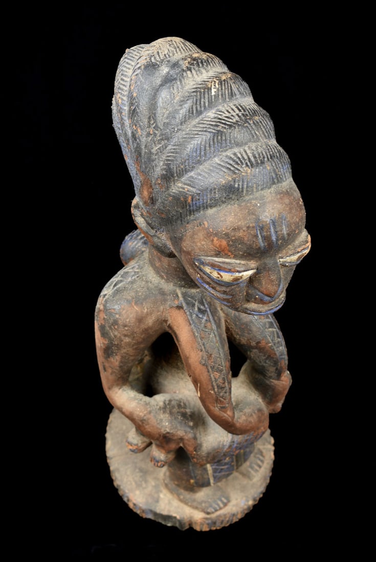 Maternity figure – Wood – Yoruba – Nigeria - 7