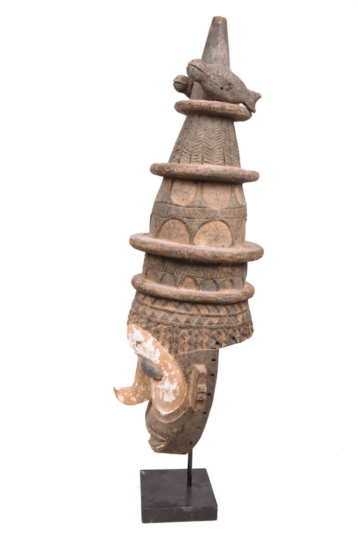 Helmet mask – Wood – Yaka – Congo - 4