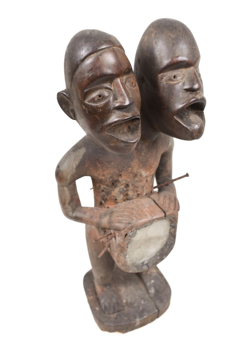 Ancestor Figure – Wood, Nail, glass – Yombe – Congo - 3