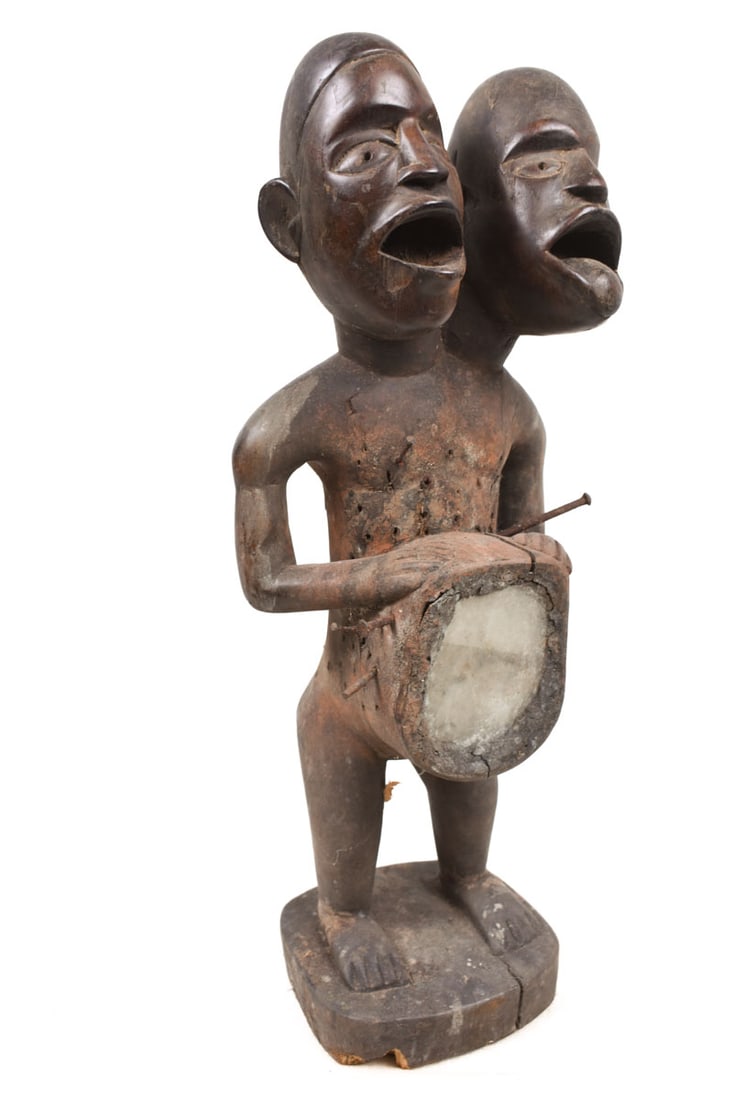 Ancestor Figure – Wood, Nail, glass – Yombe – Congo - 4